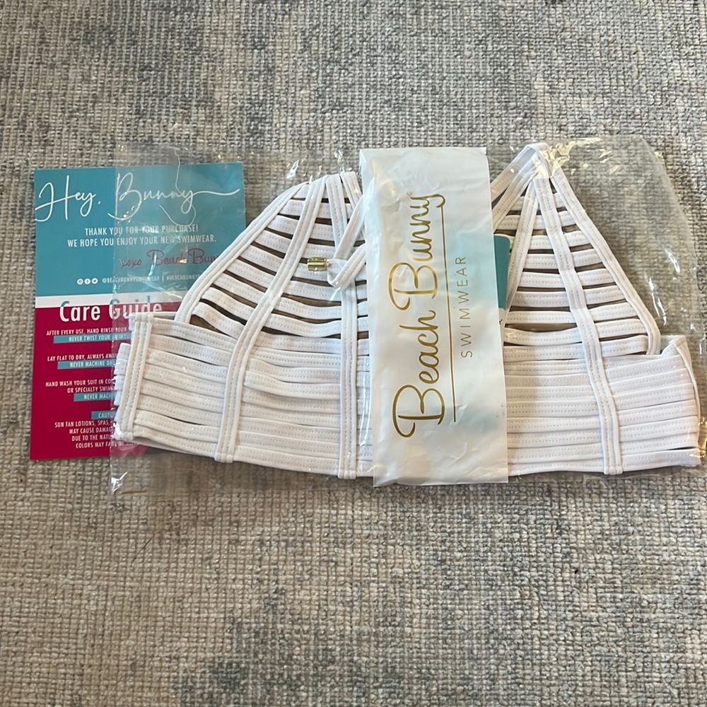 NWT Beach Bunny Triangle Top